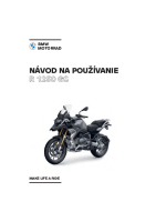 BMW R1250 GS - Navod na pouzivanie SK 2022-3